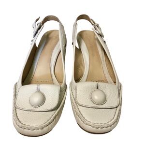Clarks Cream Slingbacks